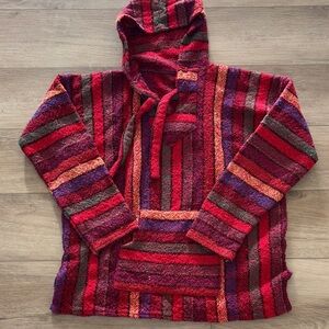 Striped Multicolor Baja Hoodie size men’s medium excellent condition